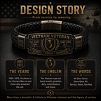 🇺🇸 Last Day Promo: 49% OFF 🎖️ -Vietnam Veteran Honor Bracelet🏆