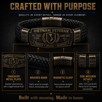 🇺🇸 Last Day Promo: 49% OFF 🎖️ -Vietnam Veteran Honor Bracelet🏆