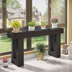 63-Inch Long Console Table, Wooden Rectangular Sofa Table Behind The Couch, Farmhouse Entryway Table for Entrance, Hallway, Living Room🏆