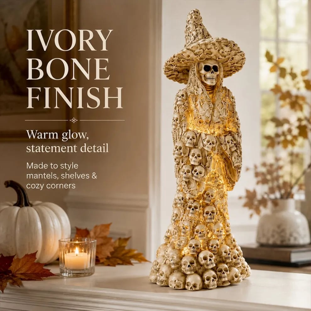 🔥HOT SALE 49% OFF✨Skeleton Witch Ornament🏆