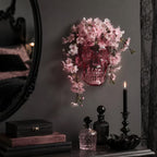 Gothic Skull Wall Vase 💀🌸 – Hangable & Tabletop Freestanding🏆