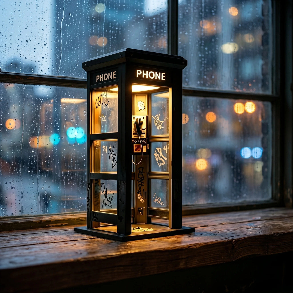 ✨Vintage Phone Booth Ambient Lamp🏆