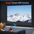 Projector Screen,Motorized Projector Screen 4K/8K Ultra HD Active (100 In/16:9)💋