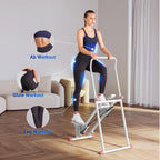 Stair Stepper with Handlebar, LED Display, 300LBS Capacity, Climber Exercise Machine for Workouts, Home Fitness Equipment for Women&Men🏆