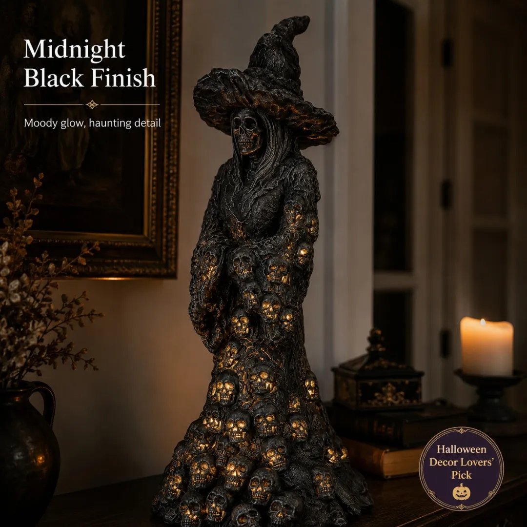 🔥HOT SALE 49% OFF✨Skeleton Witch Ornament🏆