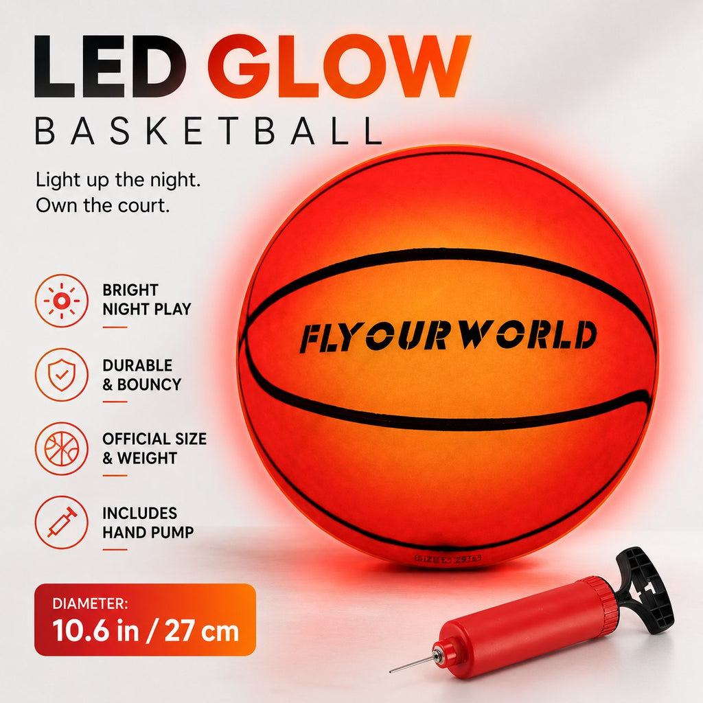 🏀 LED Light-Up Basketball — Keep the Game Going After Dark! ✨🏆