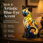 🐾 A Stained-Glass Cat Lamp That Makes Any Room Feel Magical ✨🏆