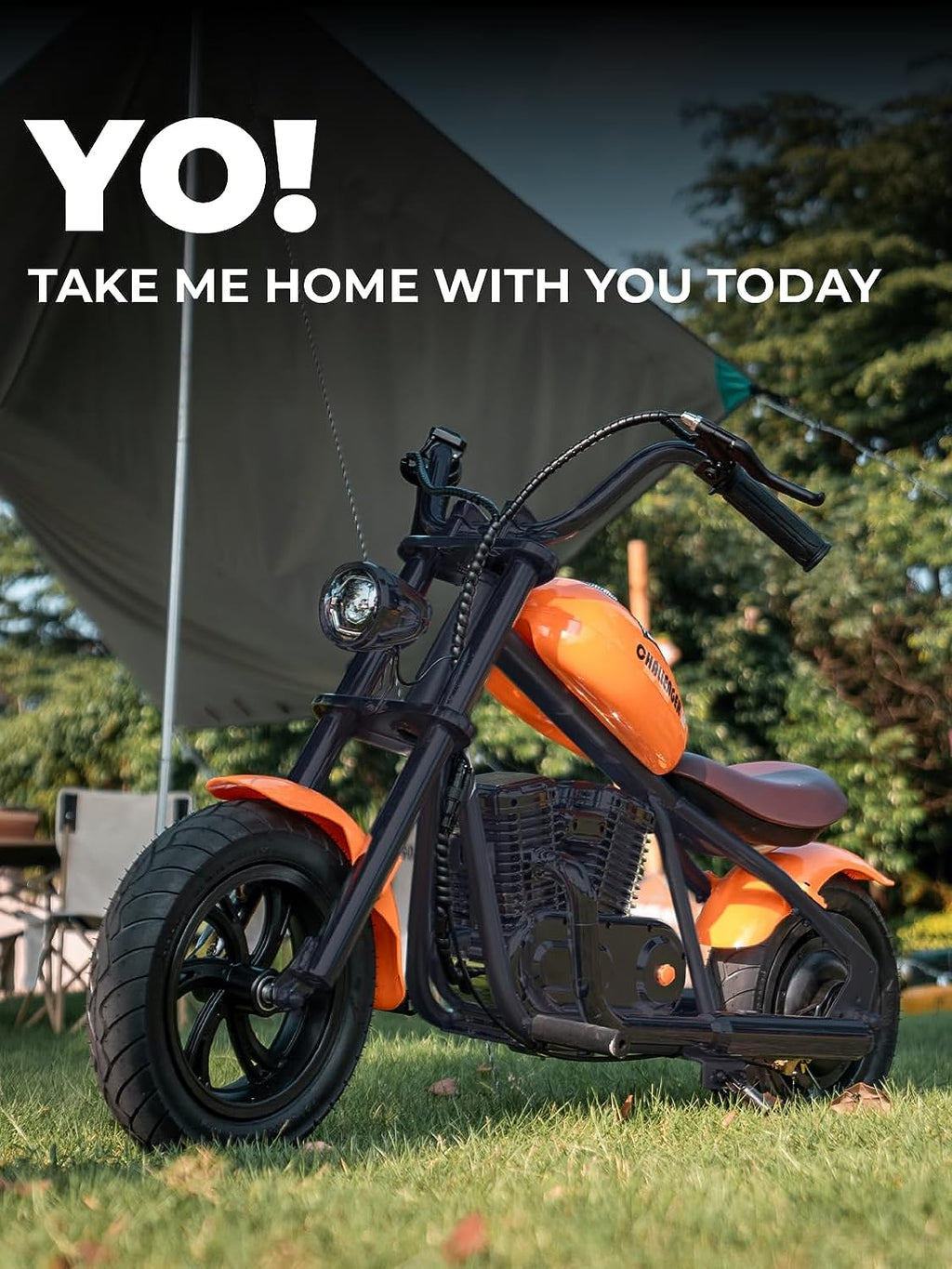 Kids Electric Motorcycle With Colorful Ambient Light💋