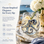 🎁 The Perfect Beach House Gift🌊3D Ocean Animal Artisan Glassware Collection🏆