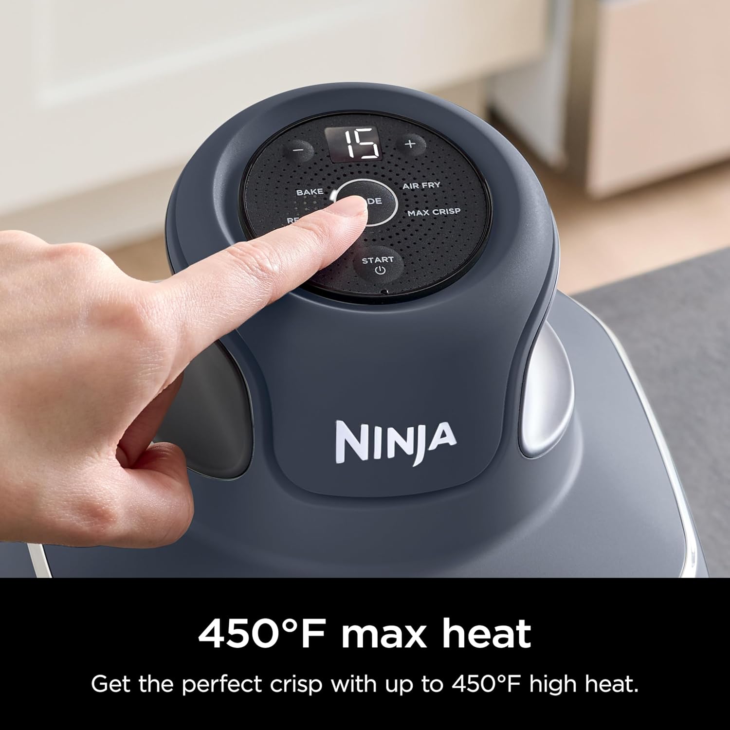 4-in-1 Portable Glass Air Fryer Cooking System, 1500W, 4QT & 6-Cup TempWare Glass Containers with Storage Lids, Microwave, Freezer & Dishwasher Safe, Cyberspace Gray, FN101GY💋