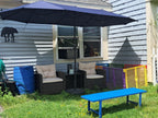 ⚡Clearance Sale🌞Oversized Outdoor Patio Umbrella with Crank Lift & LED Lights🏆