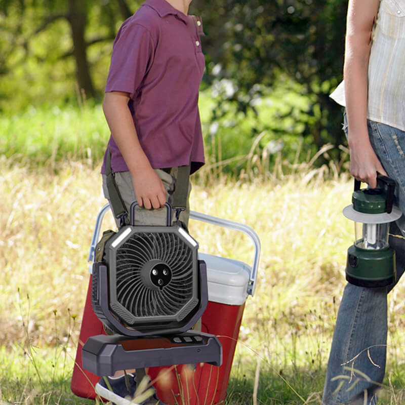 💦4 in 1 Mist Camping Fan with 6L Bucket🔥