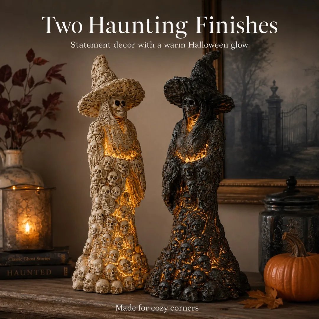 🔥HOT SALE 49% OFF✨Skeleton Witch Ornament🏆