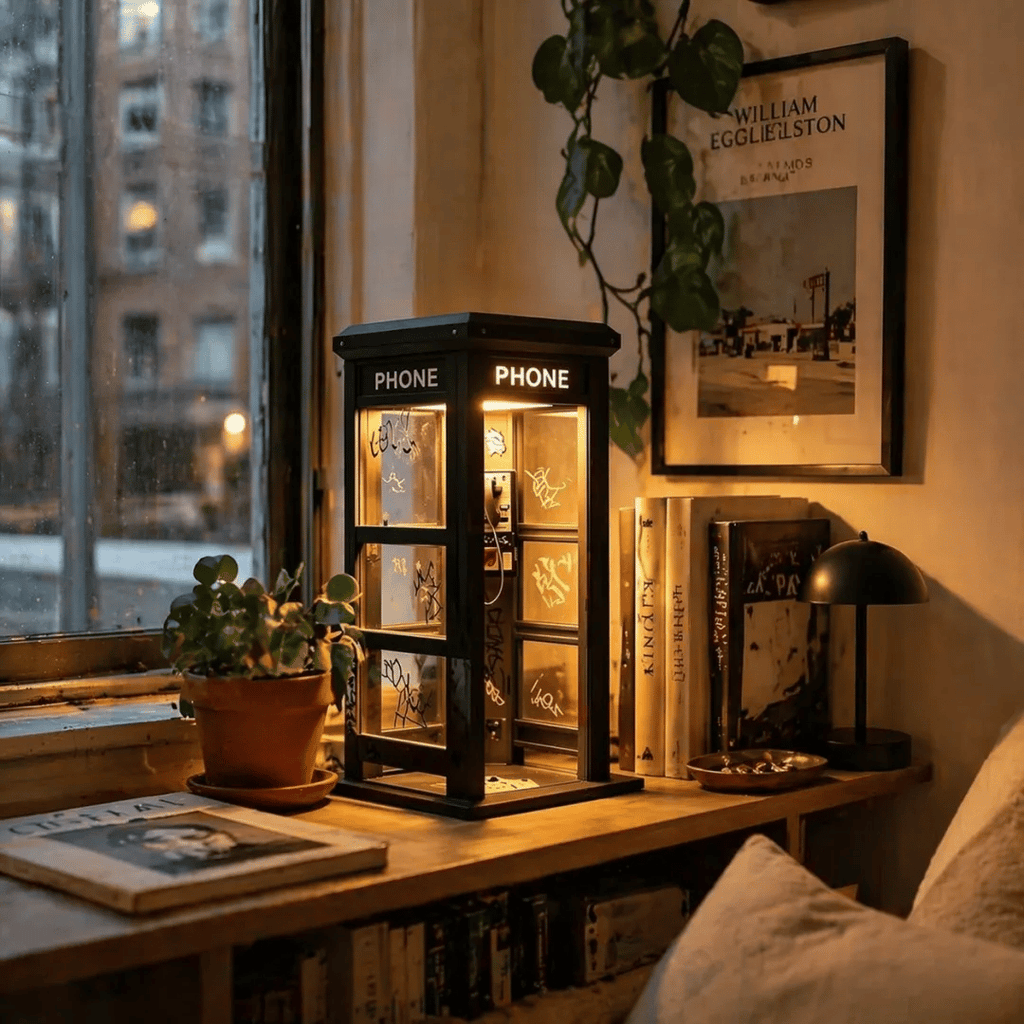 ✨Vintage Phone Booth Ambient Lamp🏆