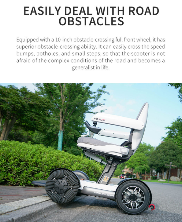 Portable Power Wheelchair With Remote Memory Foam Cushion Foldable Adjustable Aluminium Electric Wheelchair🏆