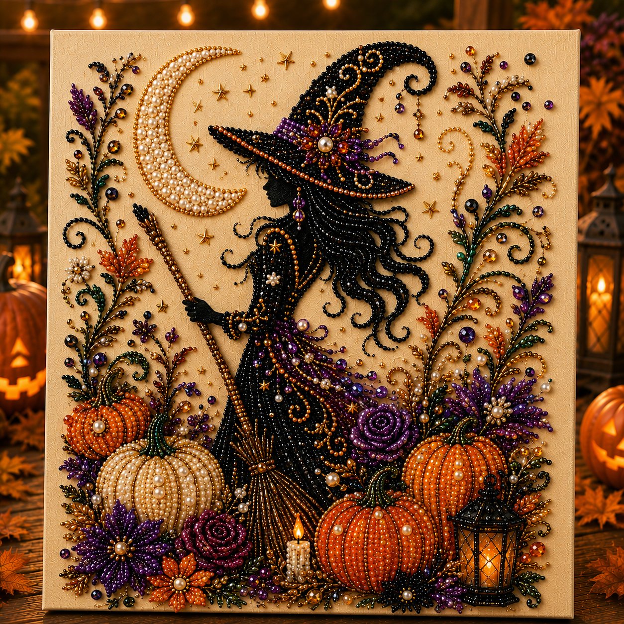 👻 Halloween Ghost Pearl Art DIY Kit 🏆