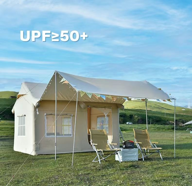 🎉⚡🏠Hot Sale⚡Waterproof Light Weight Oxford Cloth Automatic Inflatable Tent With Camping Equipment☀️🏆