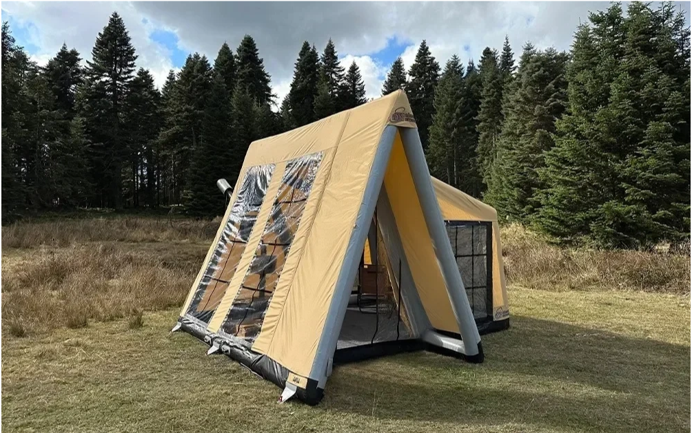 🏕️Light luxury fortress|Inflatable instant molding🔄Double door panoramic view|Available in all seasons❄️☀️🏆