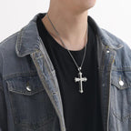 📢📢LAST DAY SALE 50% OFF✝️ "The Lord's Prayer" Cross Necklace -- Unisex🏆