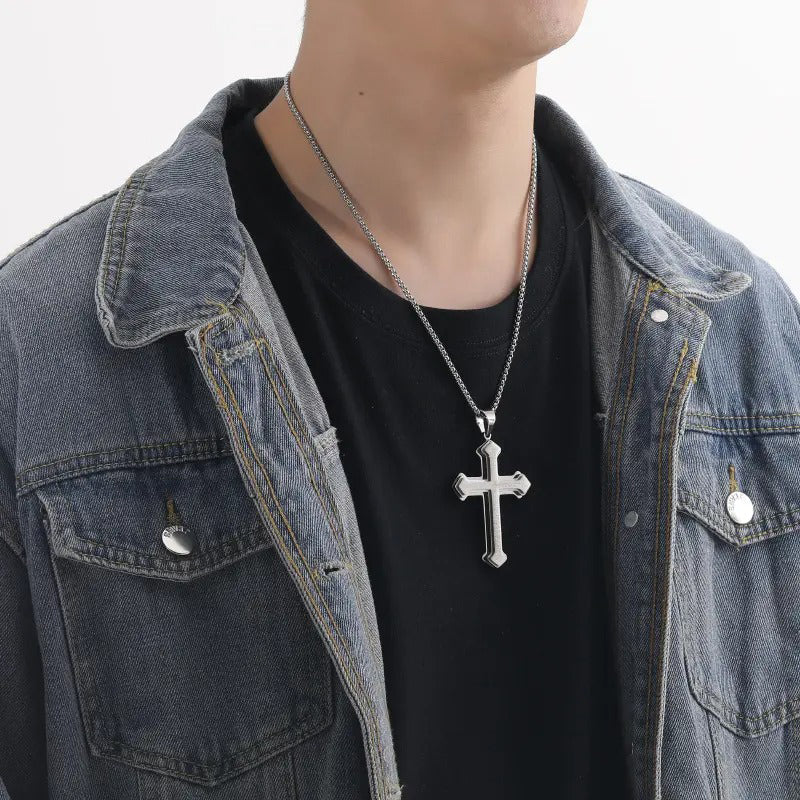📢📢LAST DAY SALE 50% OFF✝️ "The Lord's Prayer" Cross Necklace -- Unisex🏆
